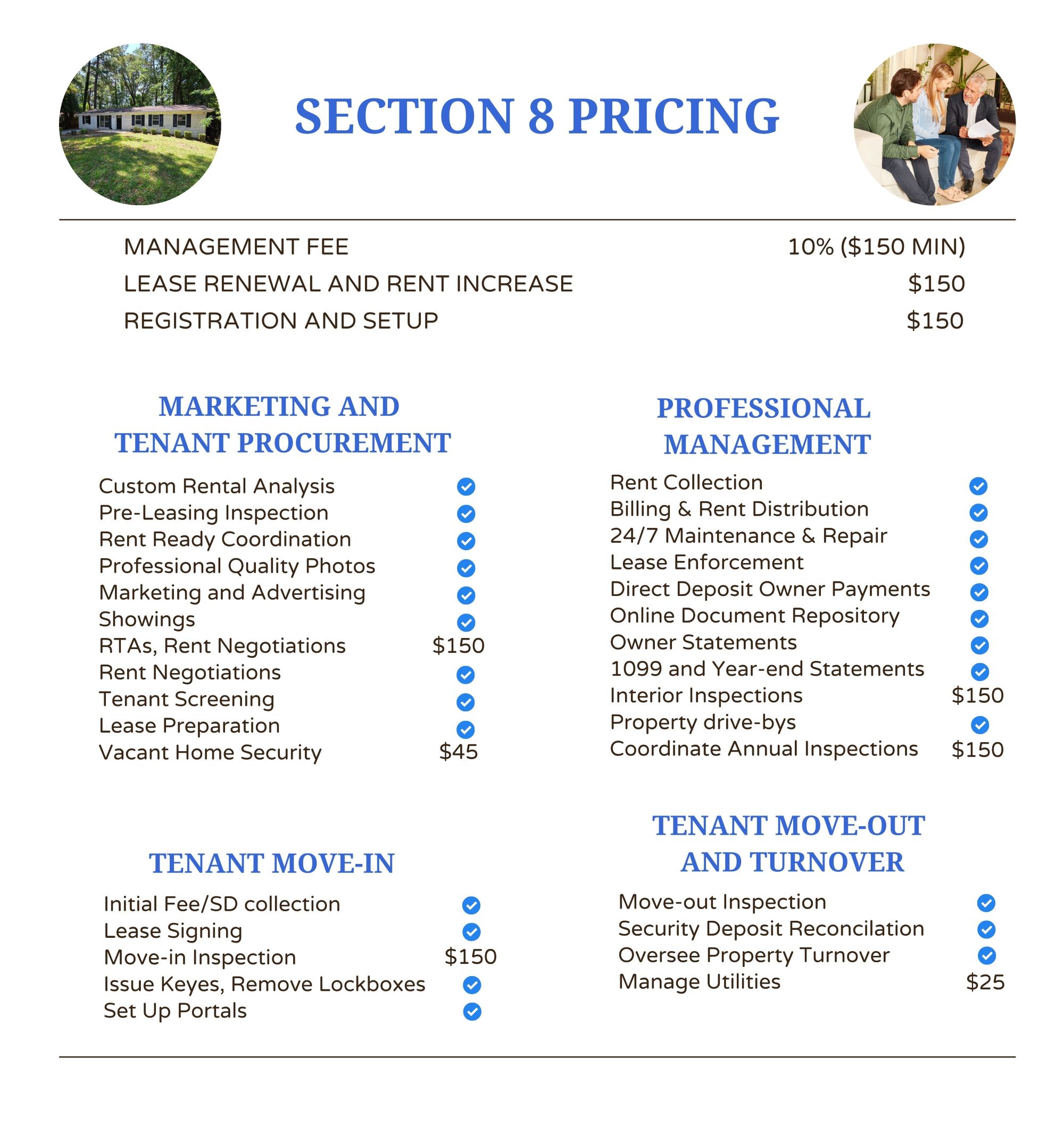Section 8 Pricing